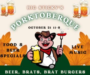 Join us October 21st for PorktoberQue!