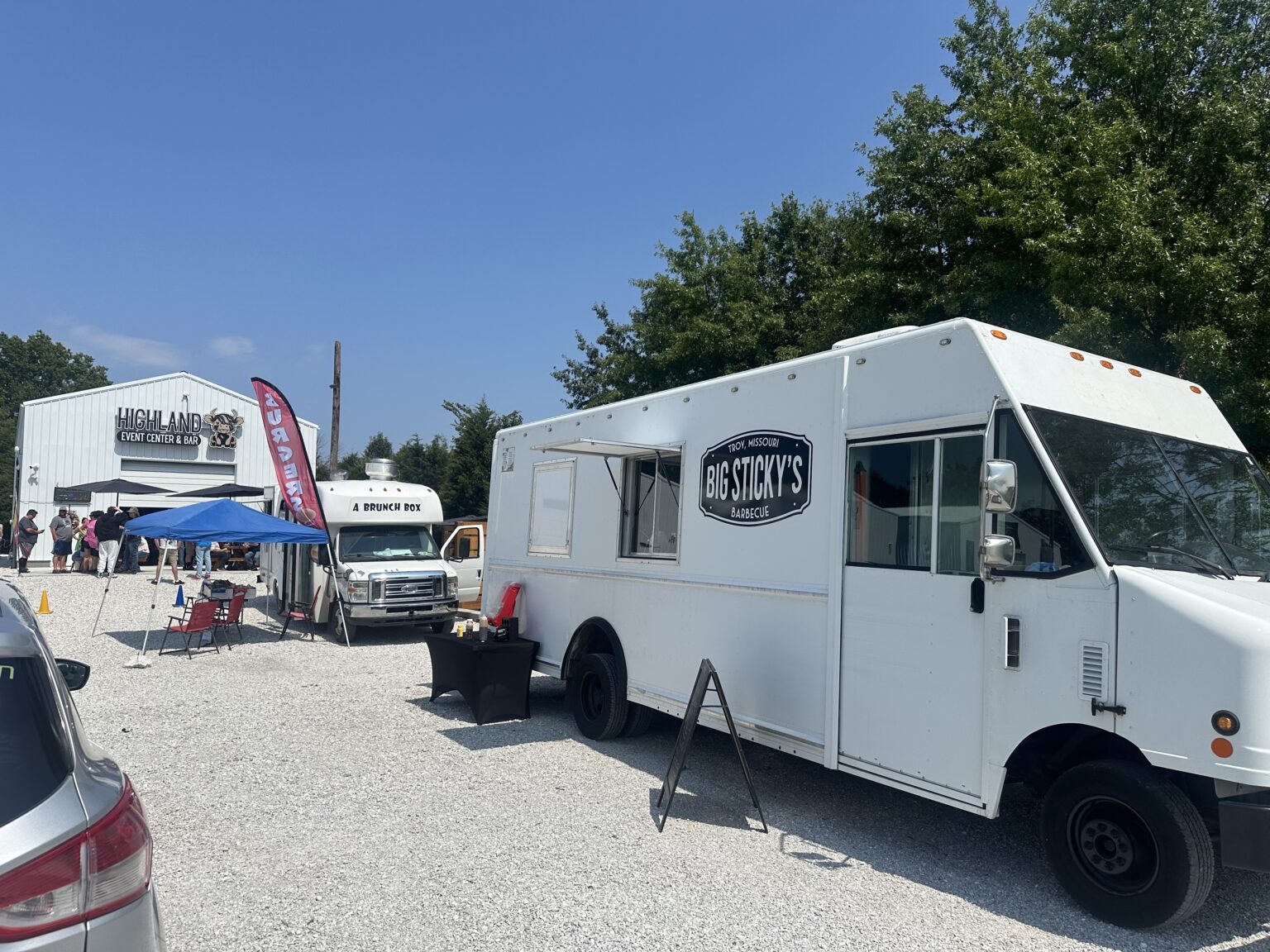 BIg Sitcky Bus at a Fair